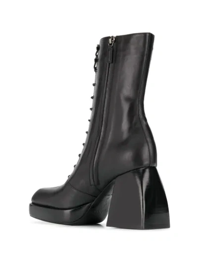 Shop Nodaleto Bulla Block Heel Boots In Black