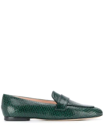 Shop Stuart Weitzman Payson Loafers In Green