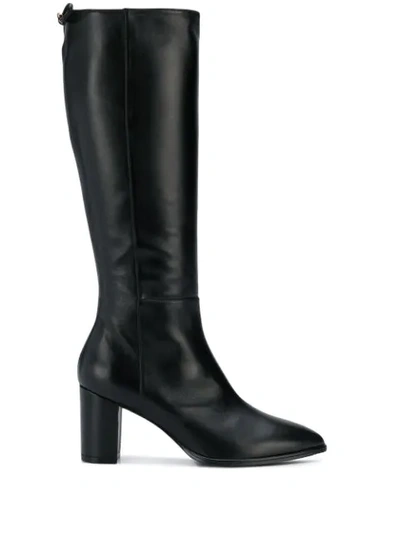 Shop Stuart Weitzman Hettie Mid-calf Boots In Black