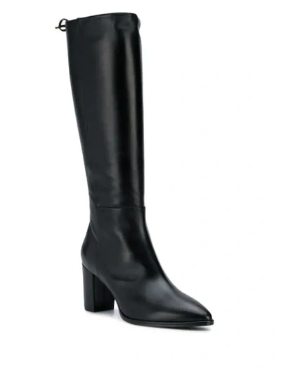 Shop Stuart Weitzman Hettie Mid-calf Boots In Black