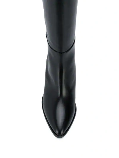 Shop Stuart Weitzman Hettie Mid-calf Boots In Black