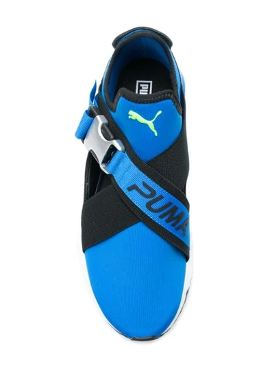 Puma Muse Cut-out Sneakers In Blue