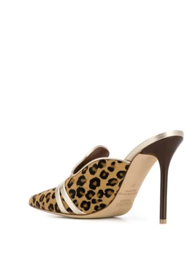 Shop Malone Souliers Hayley Mules In Leopard\platino