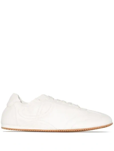 Shop Loewe Ballet Runner Sneakers In White