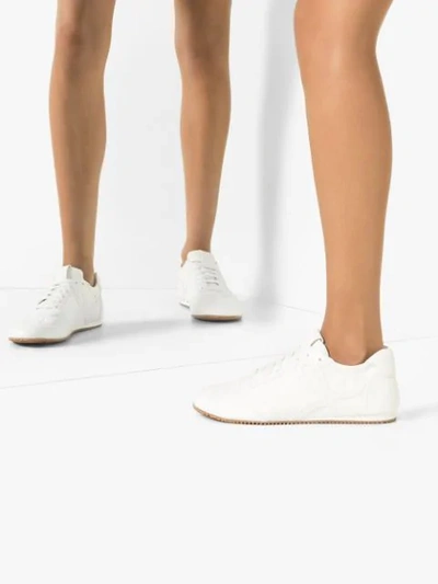 Shop Loewe Ballet Runner Sneakers In White