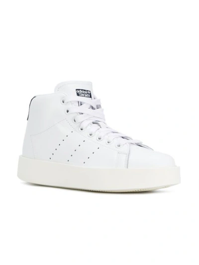 Shop Adidas Originals Stan Smith Bold Sneakers In White