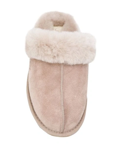 Shop Ugg Faux Fur Lined Slippers In Grey