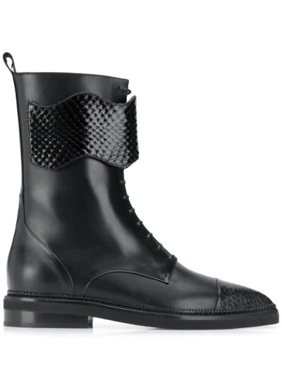 Shop Francesca Bellavita Rockstar Boots In Black