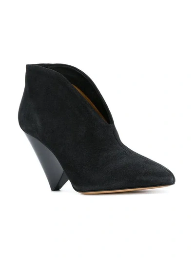 Isabel Marant Adenn Suede Ankle Boots In Black