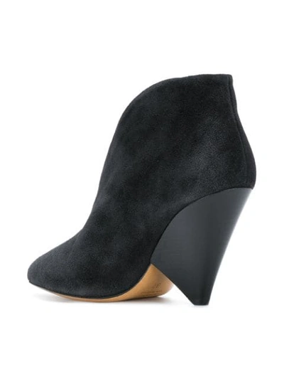 Isabel Marant Adenn Suede Ankle Boots In Black