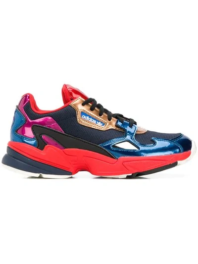 Adidas Originals Falcon Women's Colorblock Metallic Sneakers In Blue |  ModeSens