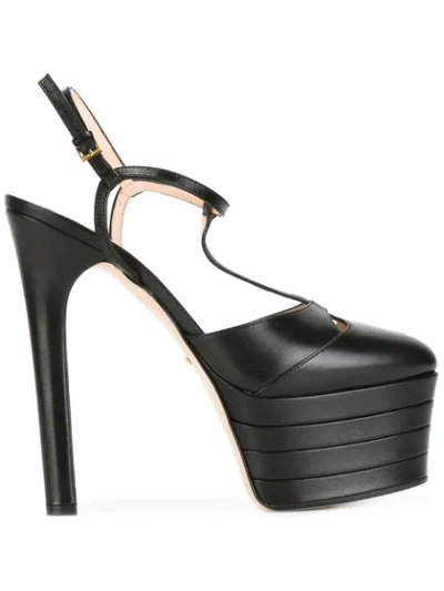 Shop Gucci Platform Pumps In Black