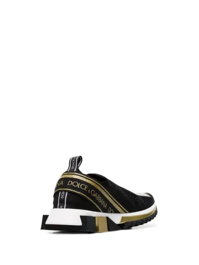 Shop Dolce & Gabbana Branded Sorrento Sneakers In Black