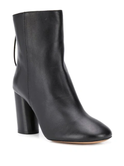 Shop Isabel Marant Chunky Heel Boots In Black