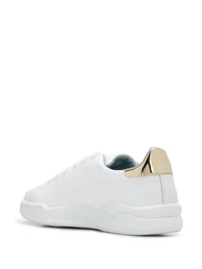 Shop Chiara Ferragni Logo Low-top Sneakers In White