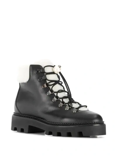 Shop Nicholas Kirkwood Delfi Hiking Boots In Black