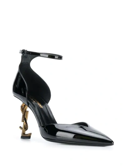 Shop Saint Laurent Opyum D'orsay Pumps In Black