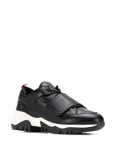 Shop A.f.vandevorst Touch-strap Sneakers In Black