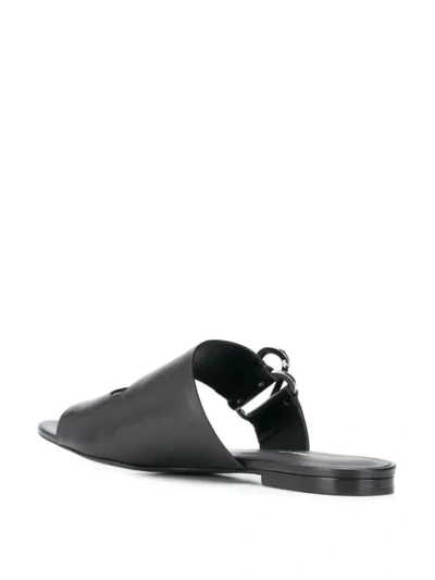 3.1 Phillip Lim Women's Alix Flat Leather Sandals In Black
