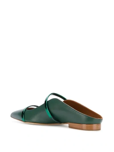 Shop Malone Souliers Maureen Ballerinas In Green