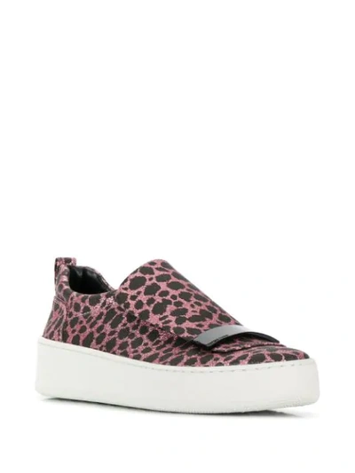 Shop Sergio Rossi Addict Sneakers In Pink