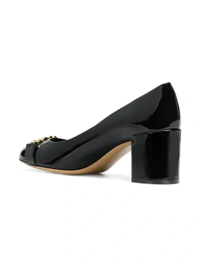 Shop Ferragamo Garda Pumps In Black