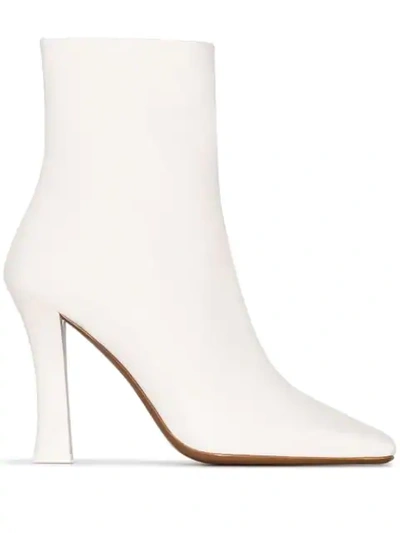 Shop Neous Lonopsis 100mm Ankle Boots In White