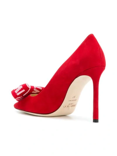 Shop Jimmy Choo Tegan 100 Pumps - Red