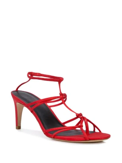 Shop Tibi Gavin Sandals In Red