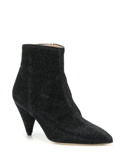 Shop Polly Plume Pointed Ankle Boots In Black