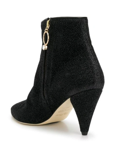 Shop Polly Plume Pointed Ankle Boots In Black