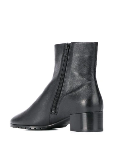 Shop Hogl Zipped Ankle Boots In Black