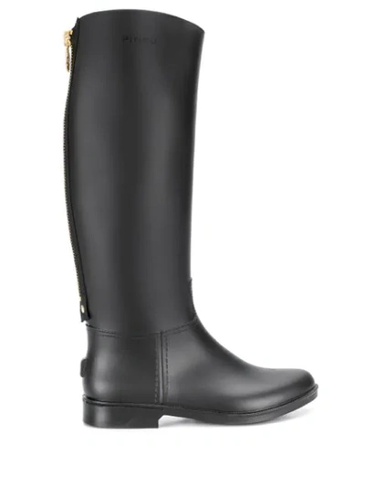 Shop Pinko Rain Boots In Black