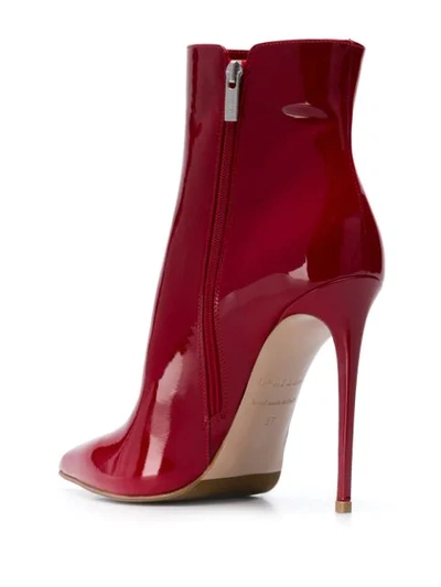 Shop Le Silla Eva Ankle Boots In Red