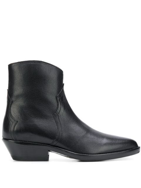 isabel marant danstee leather ankle boots