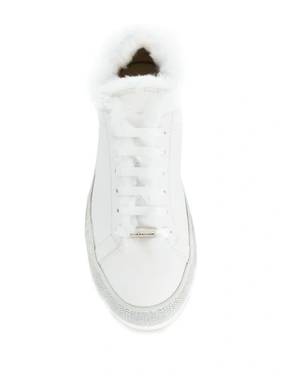 Shop Le Silla Andrea Low Top Sneakers In White