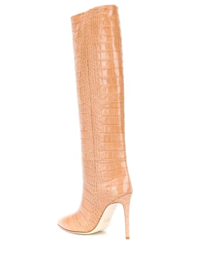 Shop Paris Texas Knee-length Boots In Beige
