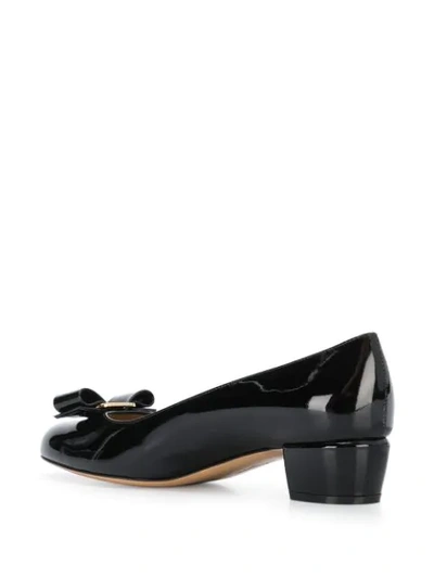 SALVATORE FERRAGAMO VARINA BALLERINAS - 黑色