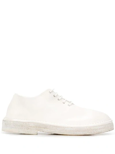 Shop Marsèll Lace-up Loafers In White