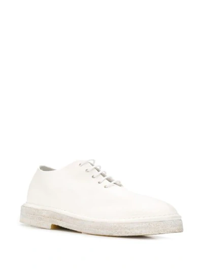 Shop Marsèll Lace-up Loafers In White
