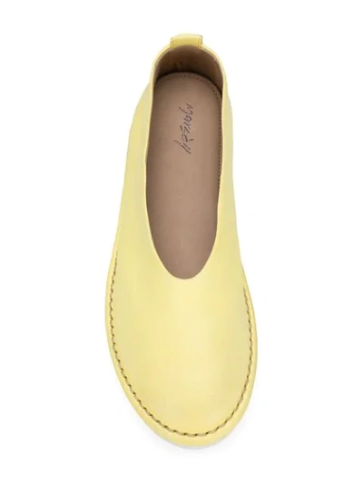 Shop Marsèll Flat Ballerina Shoes - Yellow