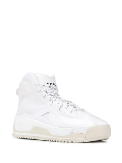 Shop Y-3 Hokori Sneakers In White