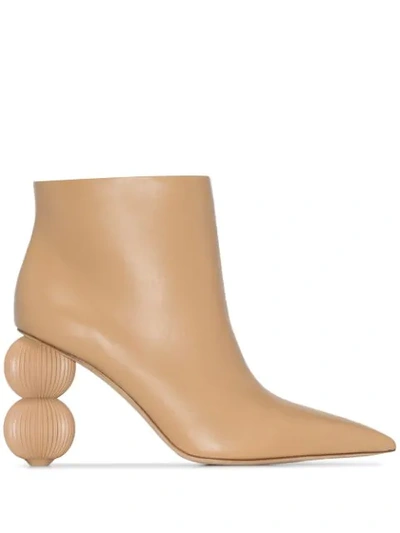 Shop Cult Gaia Cam 100mm Ankle Boots In Neutrals