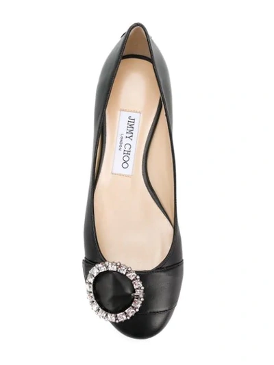 Shop Jimmy Choo Ginny Ballerina Shoes - Black
