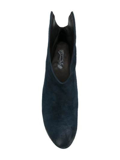 Shop Marsèll High Low Ankle Boots - Blue