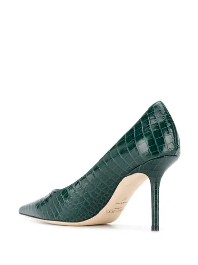 Shop Jimmy Choo Love 85 Pumps In Green