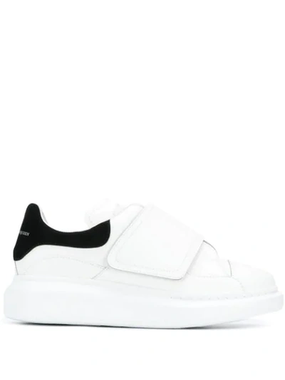Shop Alexander Mcqueen Oversized Sneakers In 9061 White Black