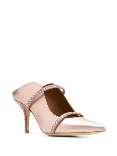 Shop Malone Souliers Maureen Mules In Pink