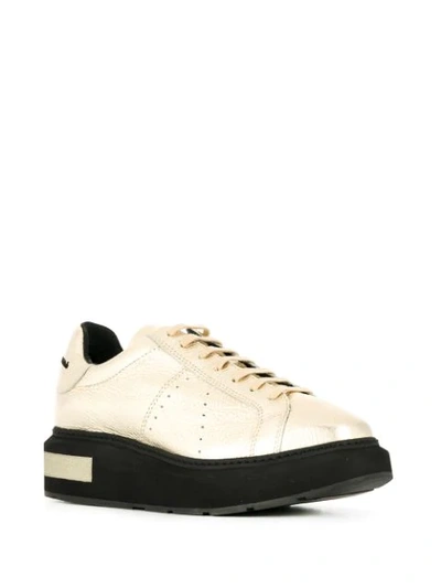 Shop Paloma Barceló Platform Low Top Sneakers In Neutrals