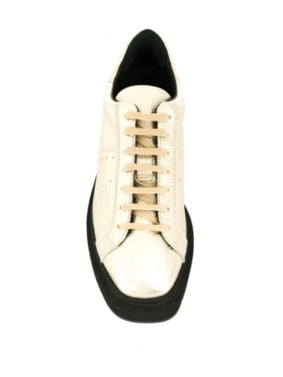 Shop Paloma Barceló Platform Low Top Sneakers In Neutrals